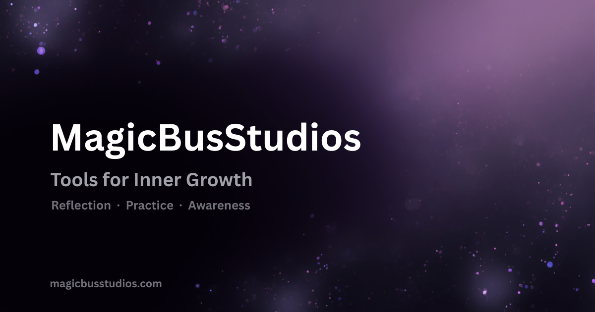 Magic Bus Studio Magic Bus Studios — We build tools for life, play, and growth